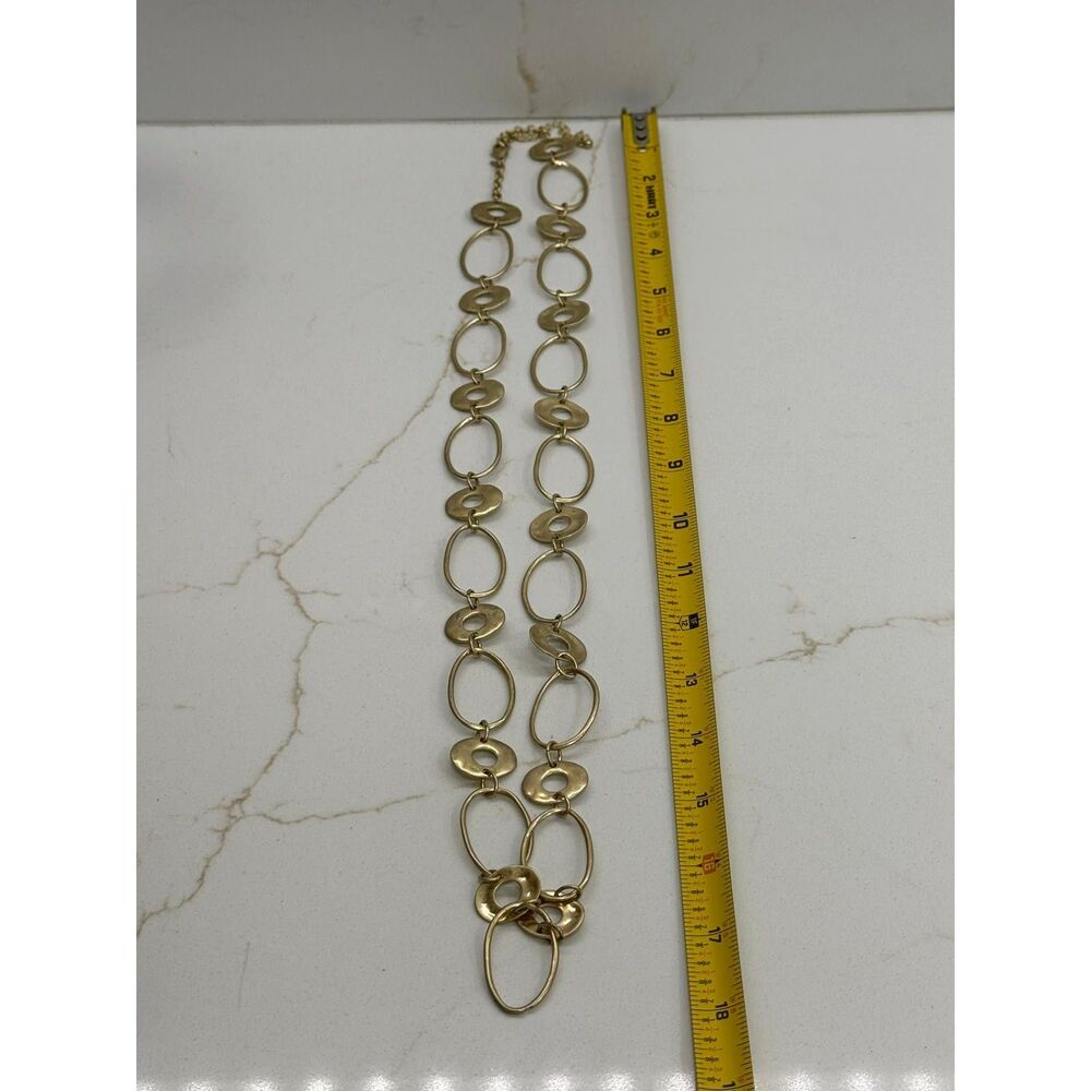 Avon Gold-Tone Linked Statement Necklace